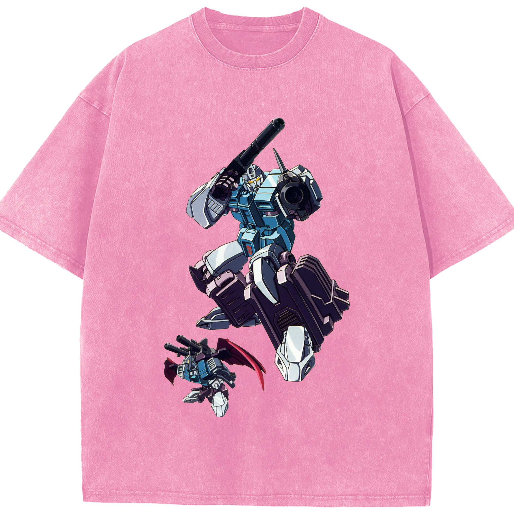 （画像用）  綿100% ヴィンテージ風 半袖Tシャツ（フロントプリント）